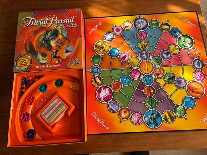 Trivial Pursuit voor Kids Als nieuw, Hobby en Vrije tijd, Gezelschapsspellen | Bordspellen, Zo goed als nieuw, Een of twee spelers