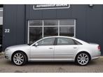 Audi A8 6.0 W12 quattro Lang | Vol Optie ! | APK 2-2027, Auto's, Automaat, Gebruikt, Zwart, Leder