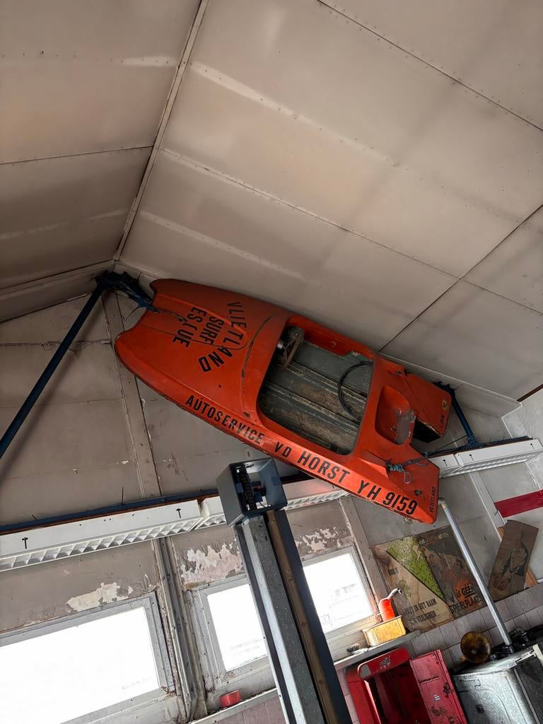 Vintage reddingsboot Vlieland decoratie, Ophalen of Verzenden, Gebruikt