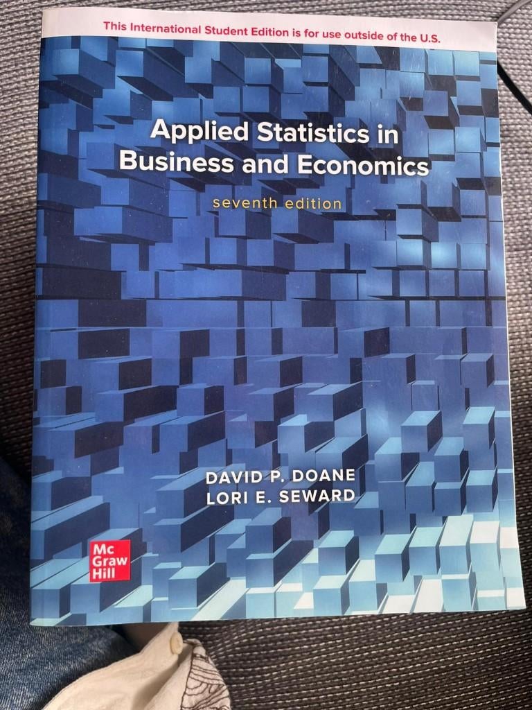 Applied Statistics in Business and Economics 7th, Ophalen, Diverse auteurs, Beta, WO
