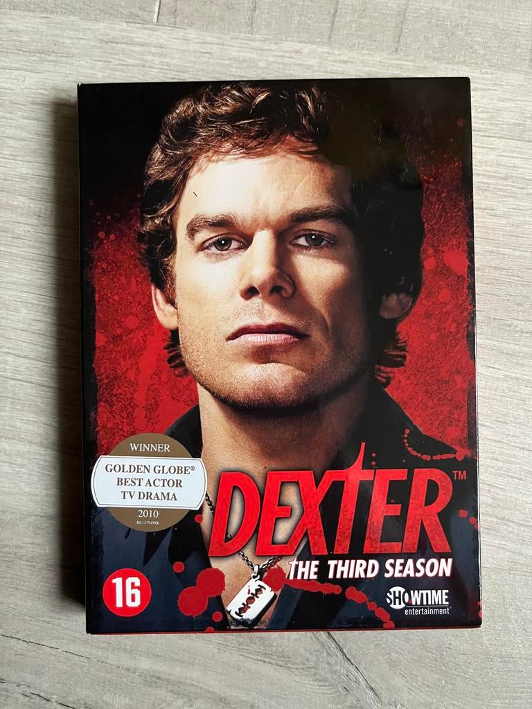 Dexter seizoen 3 op dvd - Ook seizoen 1 en 2 beschikbaar!, Cd's en Dvd's, Dvd's | Tv en Series, Vanaf 16 jaar, Ophalen of Verzenden