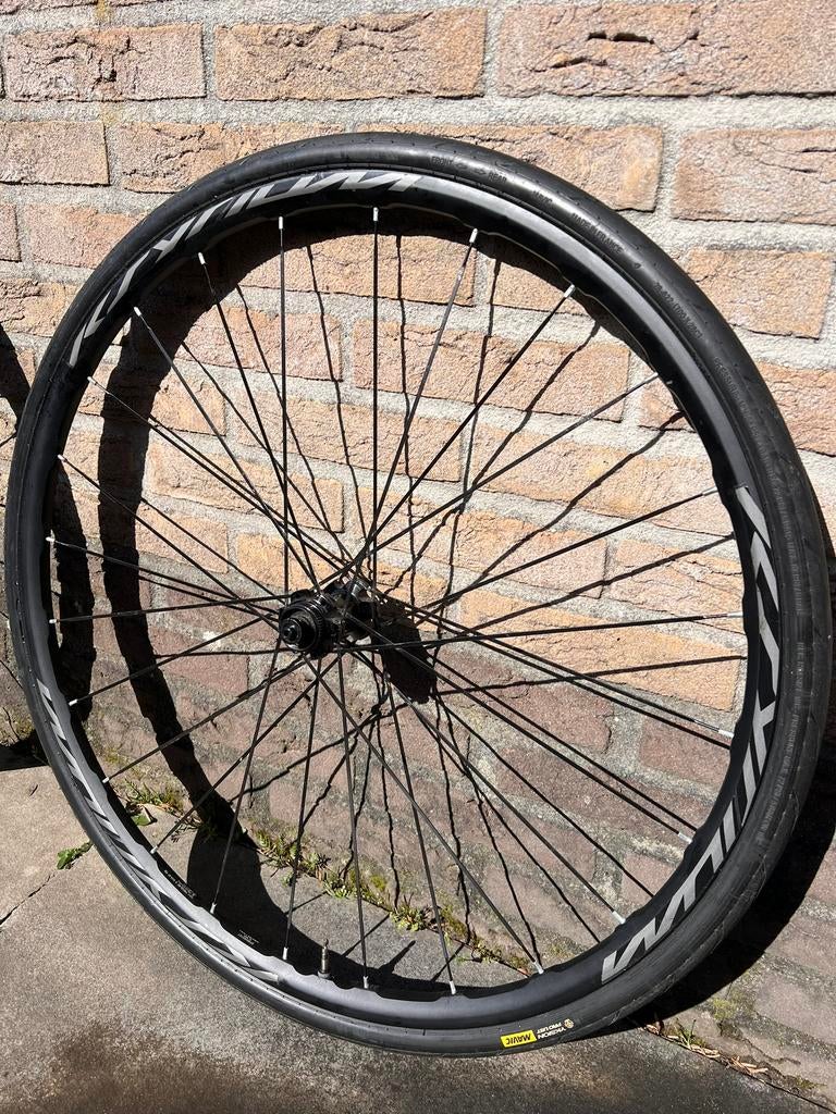 Mavic Ksyrium wielset voor schijfrem, Fietsen en Brommers, Fietsonderdelen, Ophalen of Verzenden, Gebruikt, Wiel