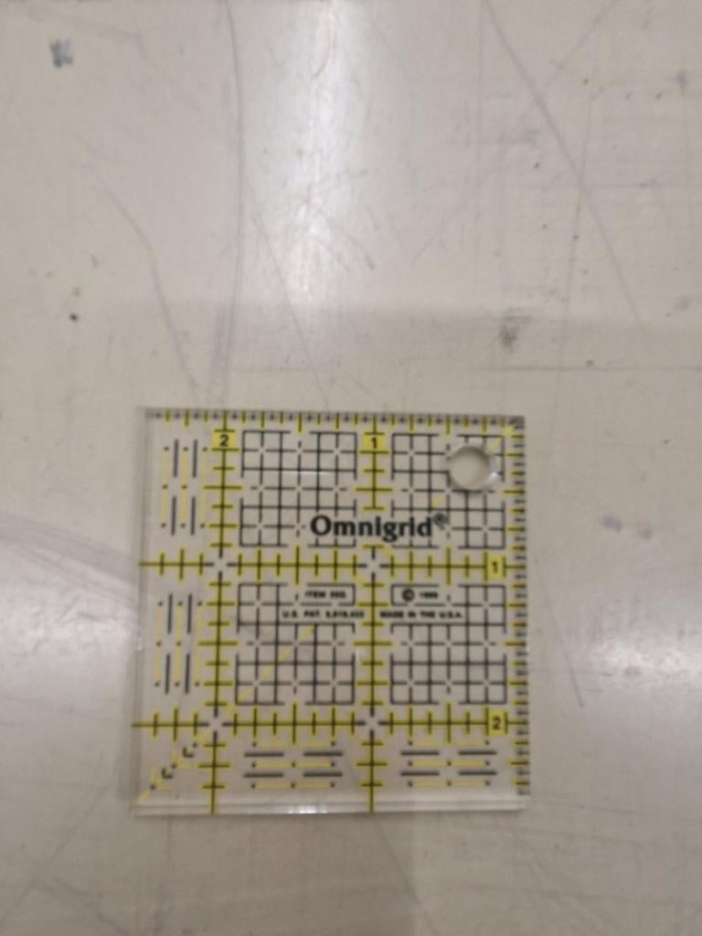 Omnigrid liniaal 2.5 inch, Ophalen of Verzenden