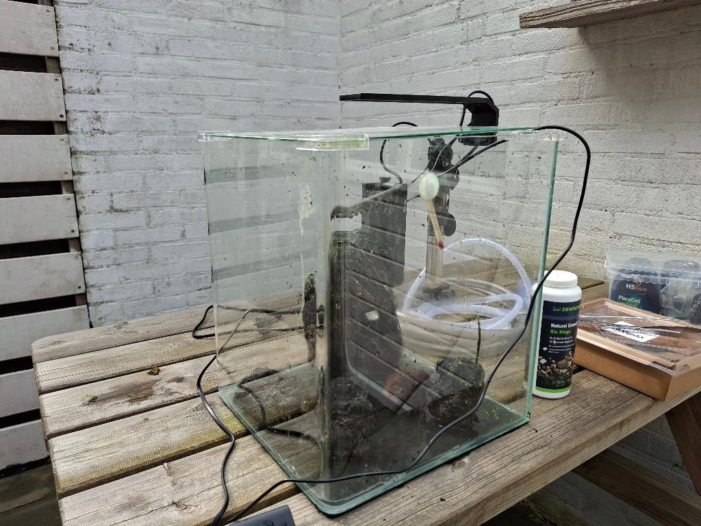 Nano aguarium Dennerle, Ophalen, Verwarming, Gebruikt, Dennerle