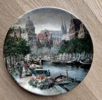 Royal Mosa bord "De Amsterdamse Bloemengracht" - Koos van Lo, Ophalen of Verzenden