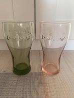 2x Coca cola glazen, Ophalen of Verzenden, Zo goed als nieuw, Frisdrankglas
