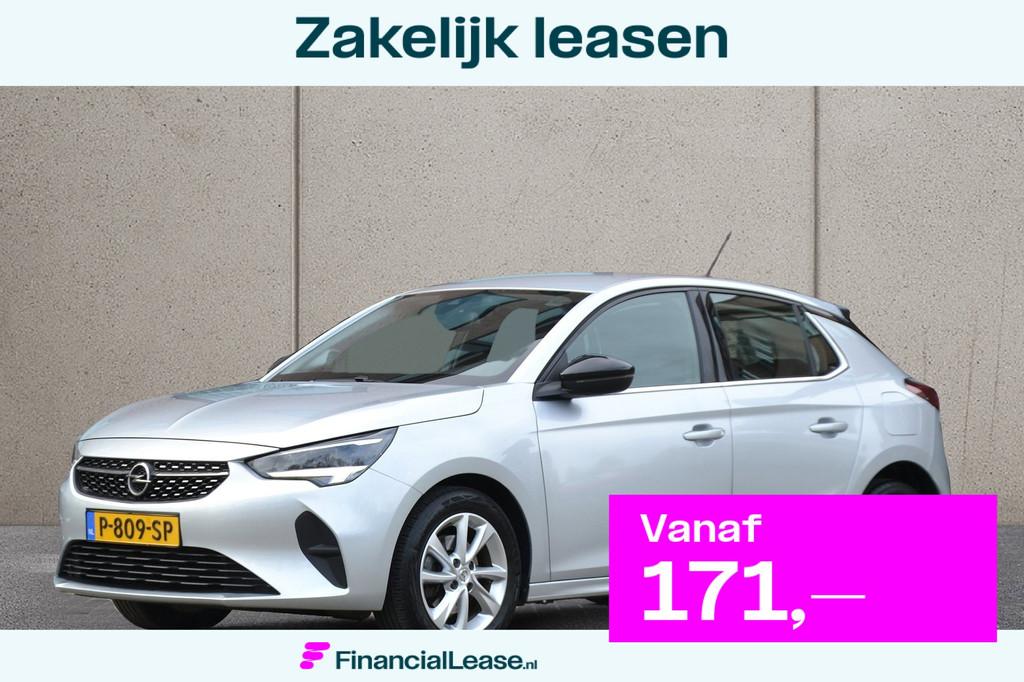 Opel Corsa 1.2 Elegance 100PK | Navigatie | Parkeersensoren, Voorwielaandrijving, 101 pk, Gebruikt, Leder en Stof