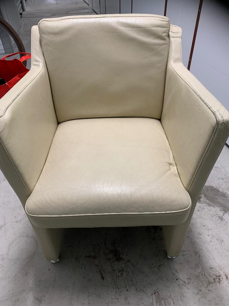 rolf benz ego fauteuil Zie foto’s., Huis en Inrichting, Fauteuils, Ophalen, Gebruikt, 50 tot 75 cm, Leer
