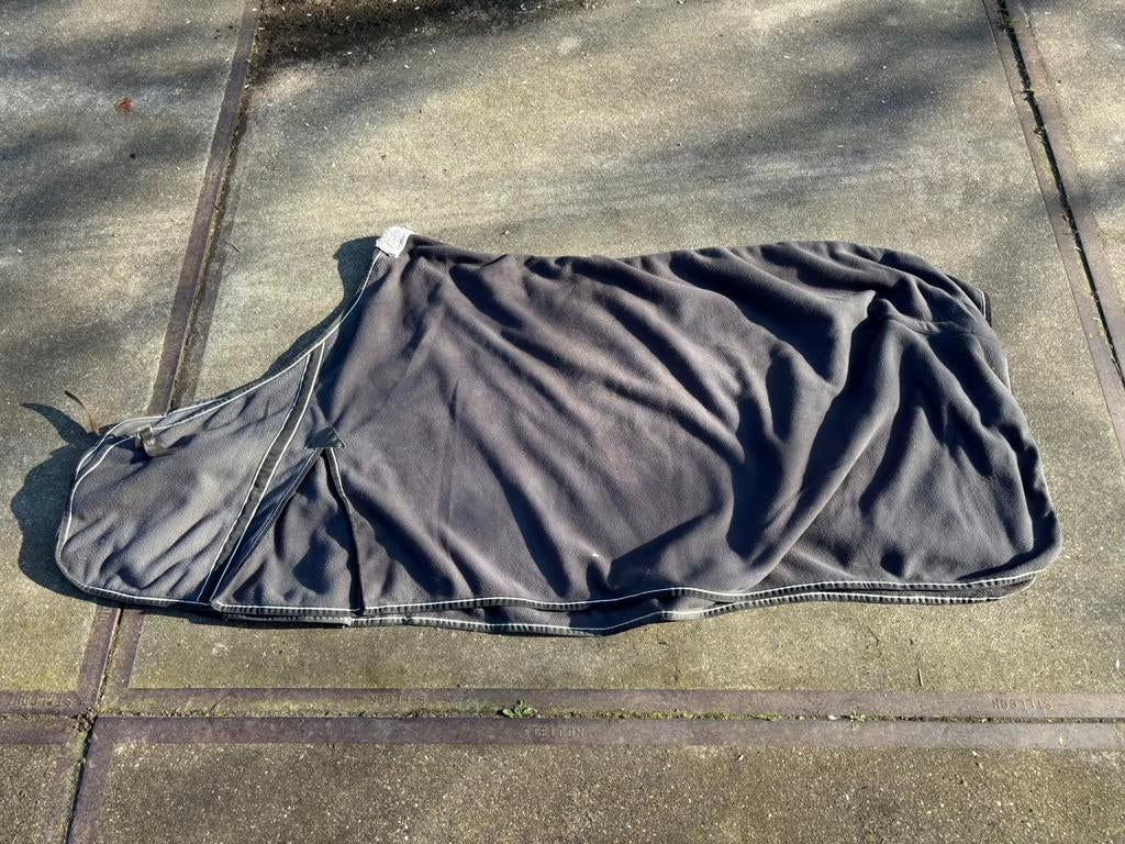 Grijze Global zweetdeken, maat 195cm, Dieren en Toebehoren, Paarden en Pony's | Dekens en Dekjes, Ophalen of Verzenden, Gebruikt