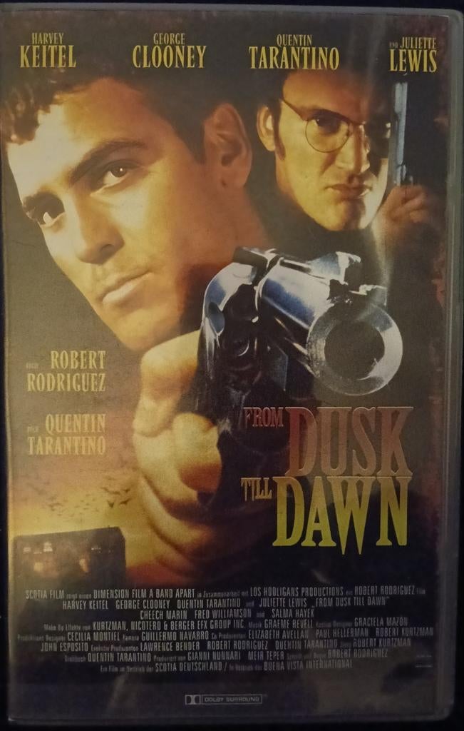 From Dusk Till Dawn vhs, Cd's en Dvd's, Vanaf 16 jaar, Ophalen of Verzenden, Zo goed als nieuw, Actie en Avontuur