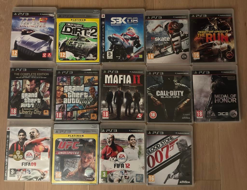 Diverse PlayStation 3 & 4 Spellen - PSP spellen, Spelcomputers en Games, Gebruikt, Vanaf 18 jaar, Overige genres, Eén computer