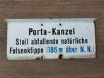 Duits bord met aanduiding Porta Kanzel uitkijkpost, Ophalen