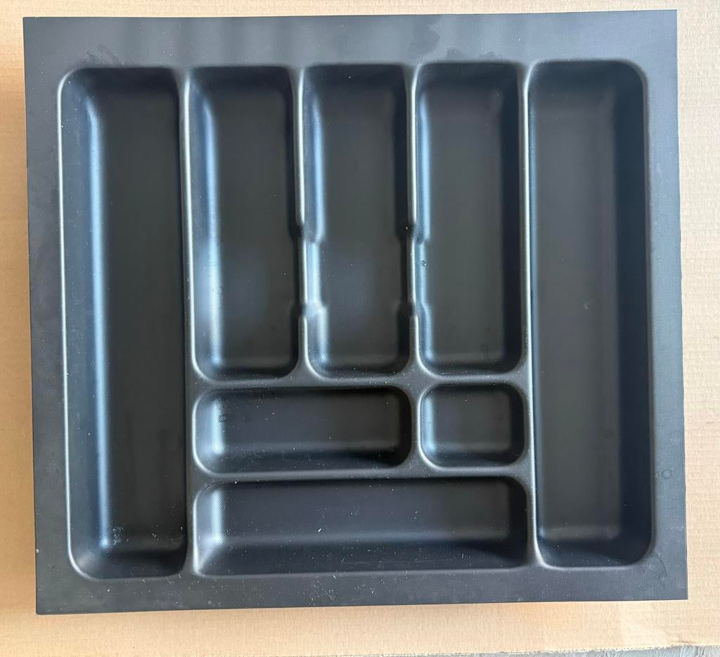 Antraciet inzet besteklade 52x49cm, Huis en Inrichting, Keuken | Keukenelementen, Ophalen, Minder dan 50 cm, Zo goed als nieuw