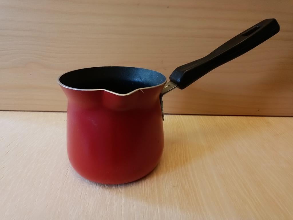 Vintage Turkse rode koffiekan, Ophalen of Verzenden