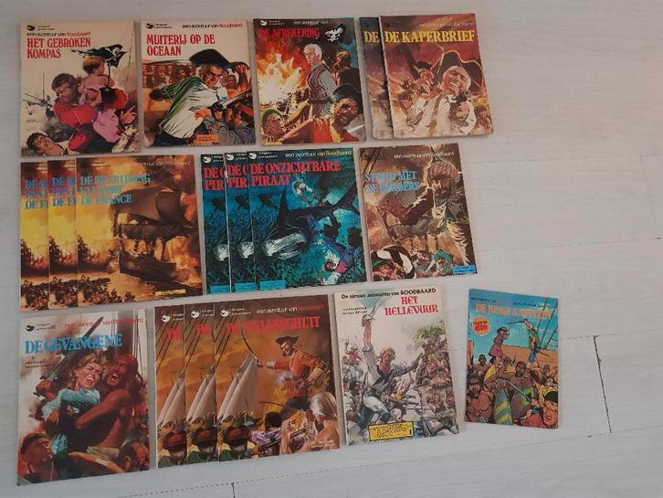 11 x Roodbaard, Boeken, Stripboeken, Gelezen, Meerdere stripboeken, Ophalen of Verzenden