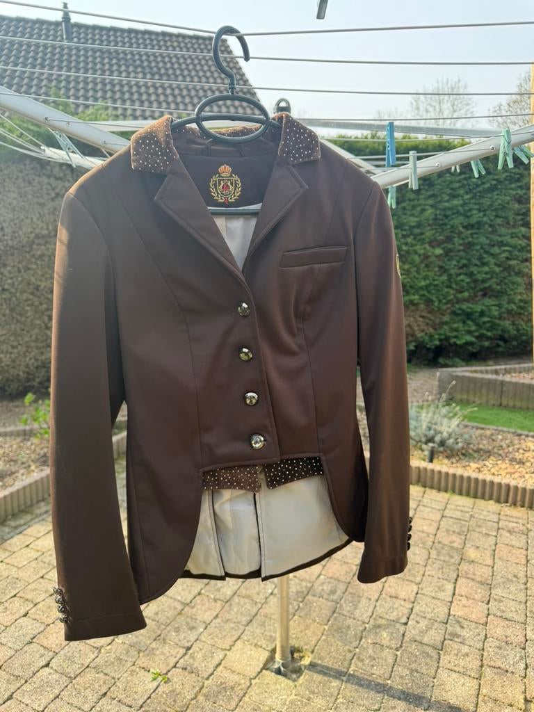 FairPlay wedstrijd jasje bruin, Dieren en Toebehoren, Paardrijkleding, Ophalen of Verzenden, Zo goed als nieuw, Dressuur, Bovenkleding