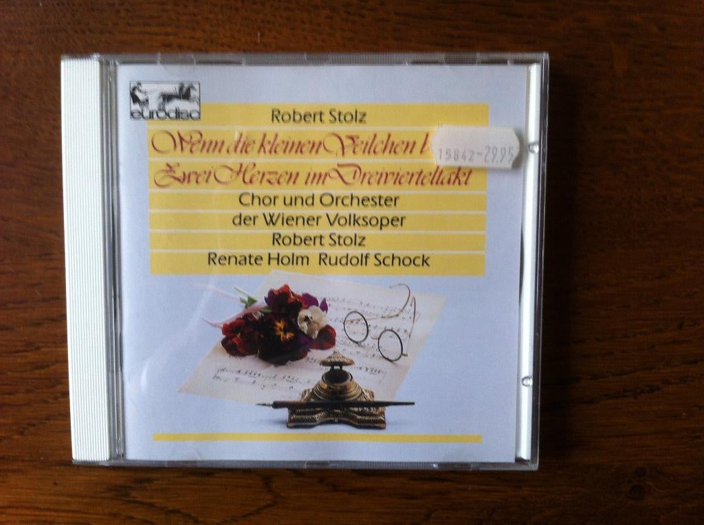 CD 'Robert Stolz' met o.a. "Zwei Herzen im Dreivierteltakt", Ophalen of Verzenden, Classicisme, Zo goed als nieuw, Overige typen