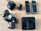 KPN huistelefoon met 2 DECT handsets, Telecommunicatie, Vaste telefoons | Handsets en Draadloos, Ophalen, Gebruikt, 2 handsets