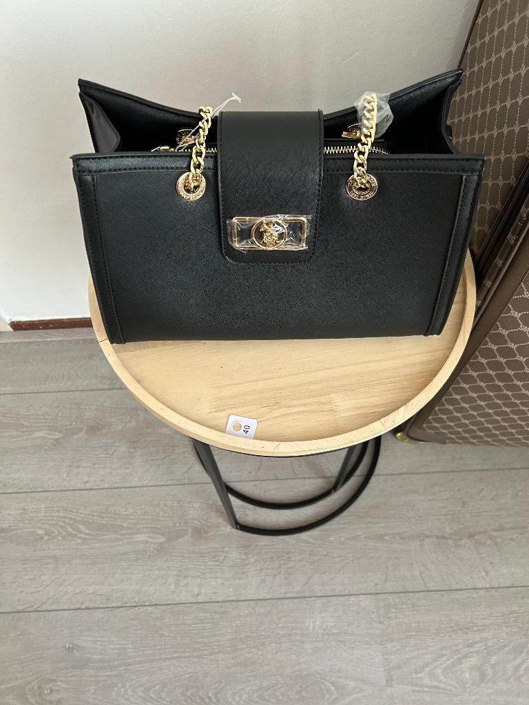 te koop:Mooie zwarte tas van U.S. Polo Assn, Ophalen of Verzenden, Nieuw, Zwart, Handtas