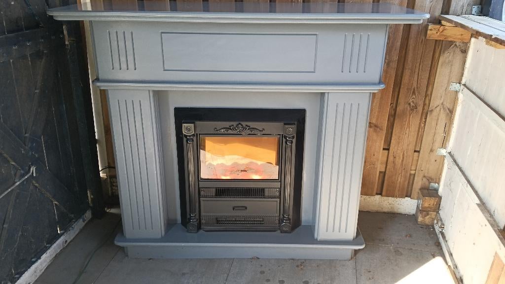 Mooie Goed Werkend Sierhaard in Sier en Warmte - Dimbaar, Huis en Inrichting, Haarden, Ophalen, Gebruikt, Vrijstaande haard, Elektrische haard