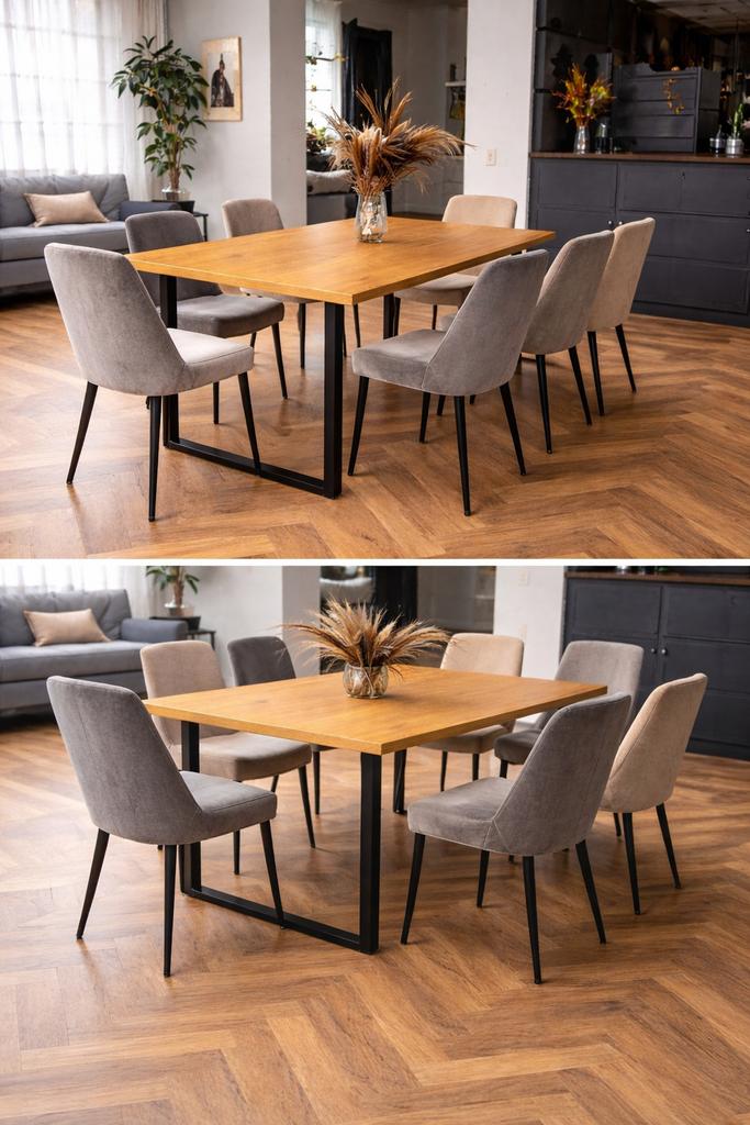 Prachtige landelijke eettafel, Huis en Inrichting, Tafels | Eettafels, Modern landelijk brocante klassiek, Zo goed als nieuw, Vijf personen of meer