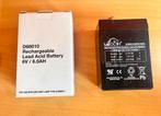 Rechargeable battery 6V, Ophalen of Verzenden, Zo goed als nieuw, Oplaadbaar