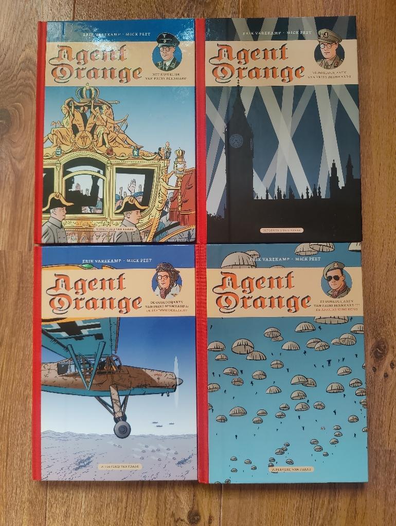 Agent Orange - Varekamp - Peet 4x hardcover, Boeken, Meerdere stripboeken, Ophalen of Verzenden, Gelezen