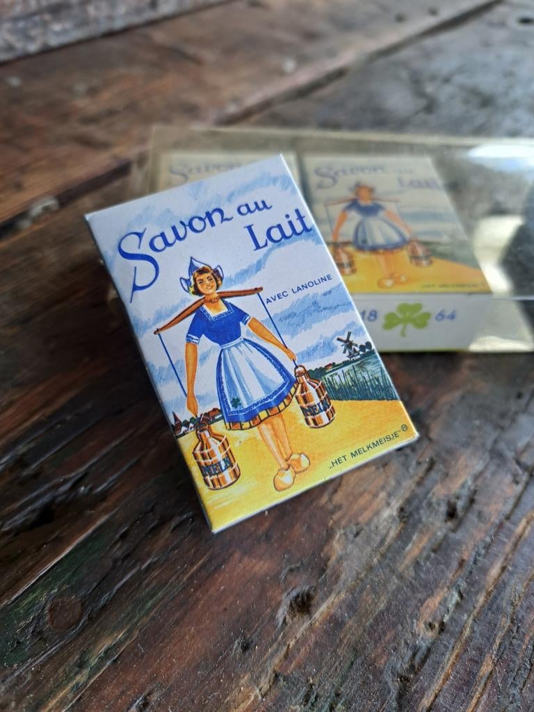 Vintage Savon au Lait Zeep Display - Origineel & Decoratief, Antiek en Kunst, Ophalen of Verzenden