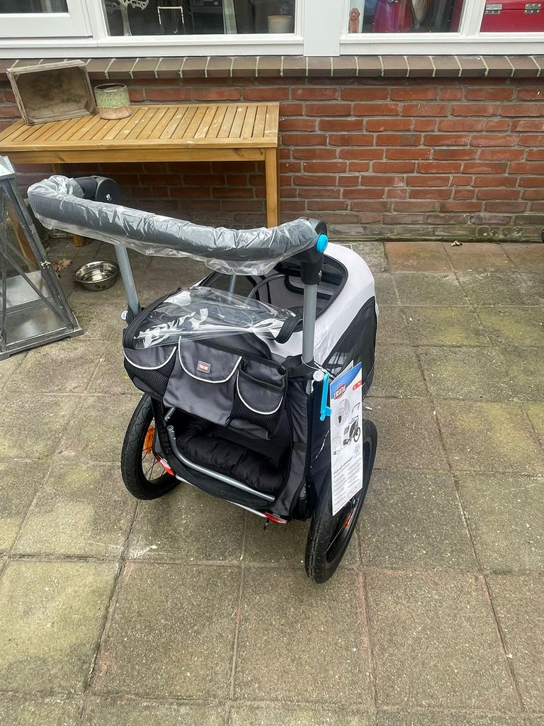 Trixie Hondenfietskar/Hondenbuggy Maat S, Ophalen, Minder dan 20 kg, Opvouwbaar, Nieuw