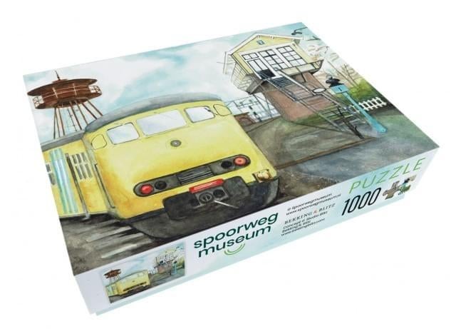 puzzel treinen, Verzenden, 500 t/m 1500 stukjes, Zo goed als nieuw, Legpuzzel