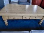 Grenen salontafel met lades, Huis en Inrichting, Tafels | Salontafels, Ophalen, Gebruikt, 100 tot 150 cm, 50 tot 100 cm