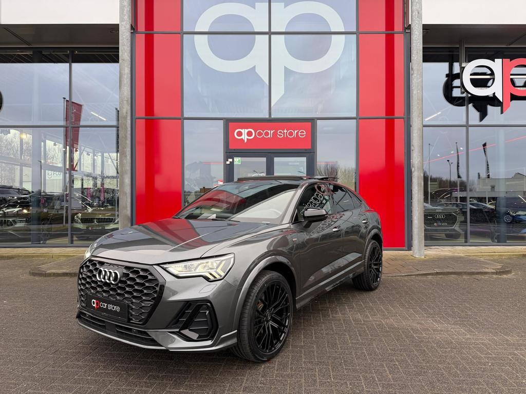 Audi Q3 Sportback 40 TFSI quattro S Edition /Panorama S- lIn, Automaat, Gebruikt, Zwart, 14 km/l