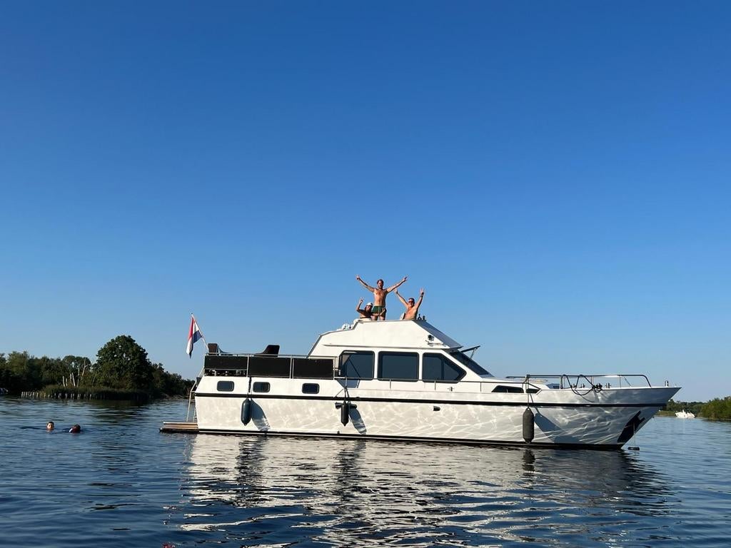 Beachcraft 14.50 fly bridge, Ophalen of Verzenden, Staal, Diesel, 50 pk of meer