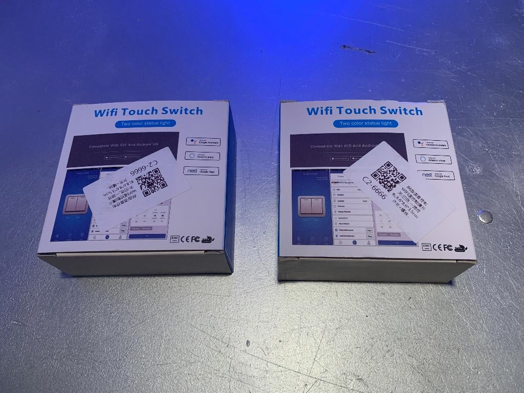 Moes 1 Gang Wifi Wireless Touch Remote Control Switch Panel, Ophalen of Verzenden, Nieuw, Schakelaar