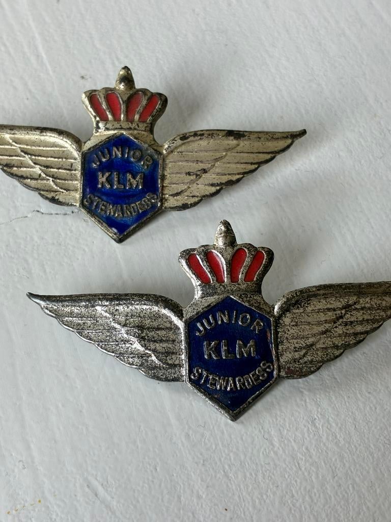 Speldje broche Klm vintage junior klm stewardess, Ophalen, Gebruikt, Overige onderwerpen
