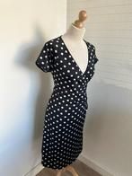 King Louie maat XL polka zwart witte crossdress jurk 3112, Zwart, Maat 46/48 (XL) of groter, Ophalen of Verzenden, Zo goed als nieuw