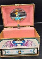 Vintage Juwelen Muziekdoosje met Dansende Ballerina, Beige, Nieuw, Ophalen of Verzenden, Met spiegeltje(s)