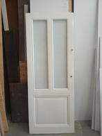 Oude paneeldeur met glas 79x206cm stomp, Ophalen, Gebruikt, Minder dan 80 cm, Binnendeur
