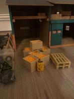 Globe landbouwloods met berging en sleufsilo, Ophalen