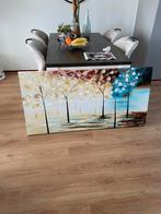Schilderij met bomen op canvas doek, Ophalen