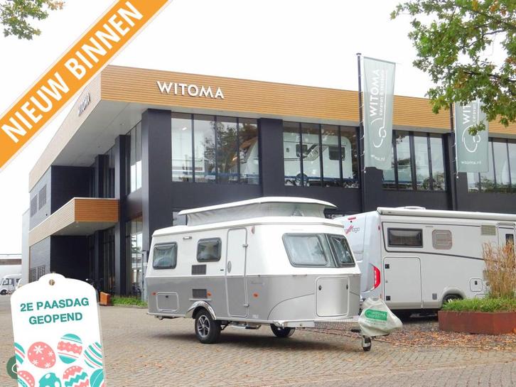 Eriba Touring 542 50 jaar Witoma voordeel!, Caravans en Kamperen, Caravans, Bedrijf, tot en met 3, 750 - 1000 kg, Standaardzit