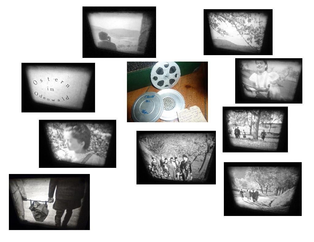 8mm film amateur 1942 - pasen in odenwald - N8 -, Ophalen of Verzenden, 8mm film
