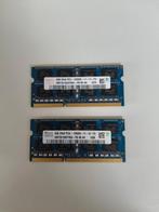 Setje 8GB (2x4GB) PC3 12800S DDR3 SO-DIMM RAM, Computers en Software, RAM geheugen, Ophalen of Verzenden