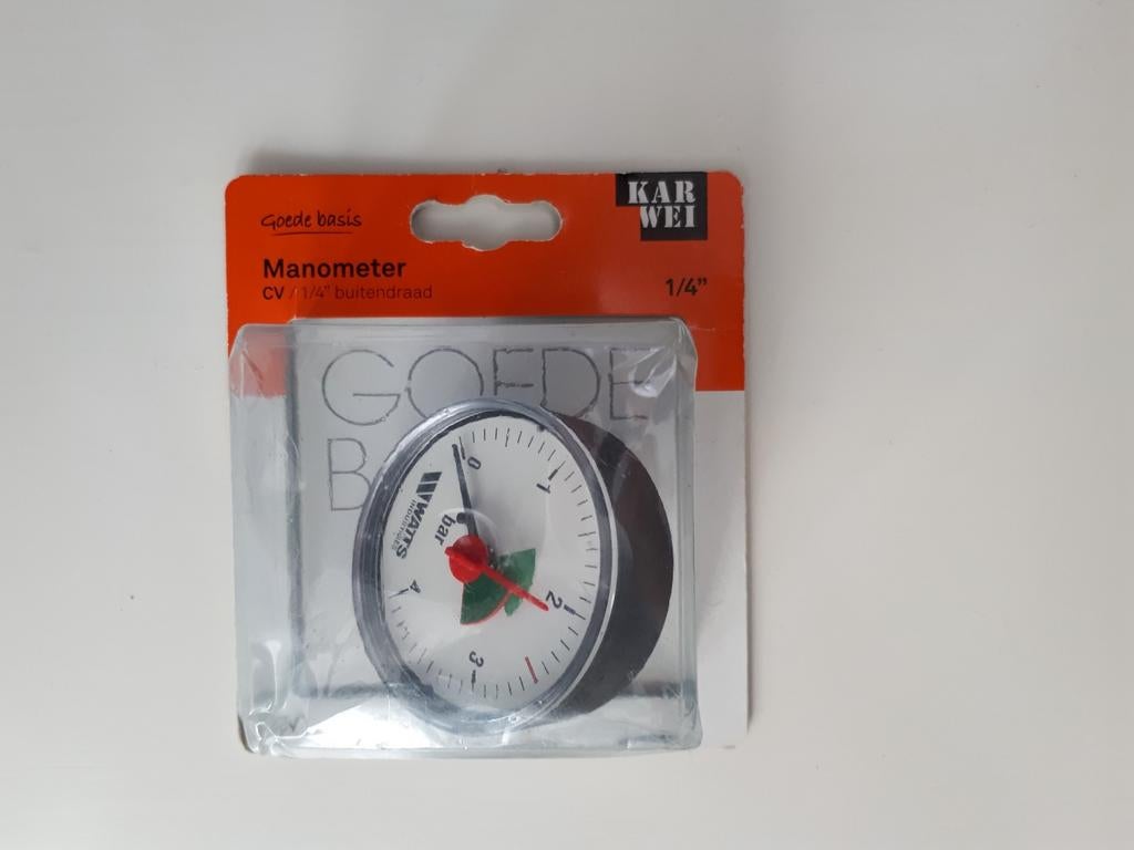 Manometer radiator., Ophalen of Verzenden, Nieuw
