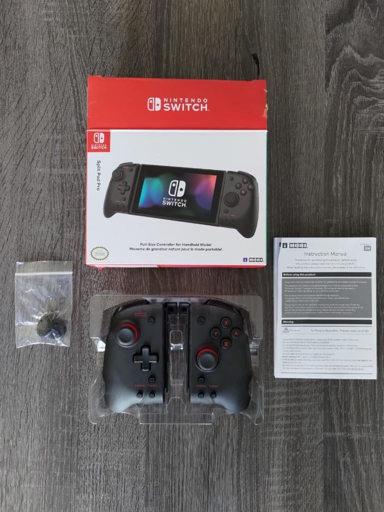 HORI Split Pad Pro zwart | Controller voor Nintendo Switch, Ophalen of Verzenden, Zo goed als nieuw, Switch, Overige controllers