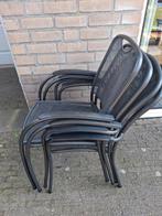 2 x Kettler Stoelen 2 x MWH Royal Garden Stoelen, Ophalen, Gebruikt, Metaal, Stapelbaar