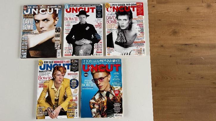 David Bowie UNCUT Magazine pakket - 5 nummers, Boeken, Tijdschriften en Kranten, Zo goed als nieuw, Muziek, Film of Tv, Ophalen of Verzenden