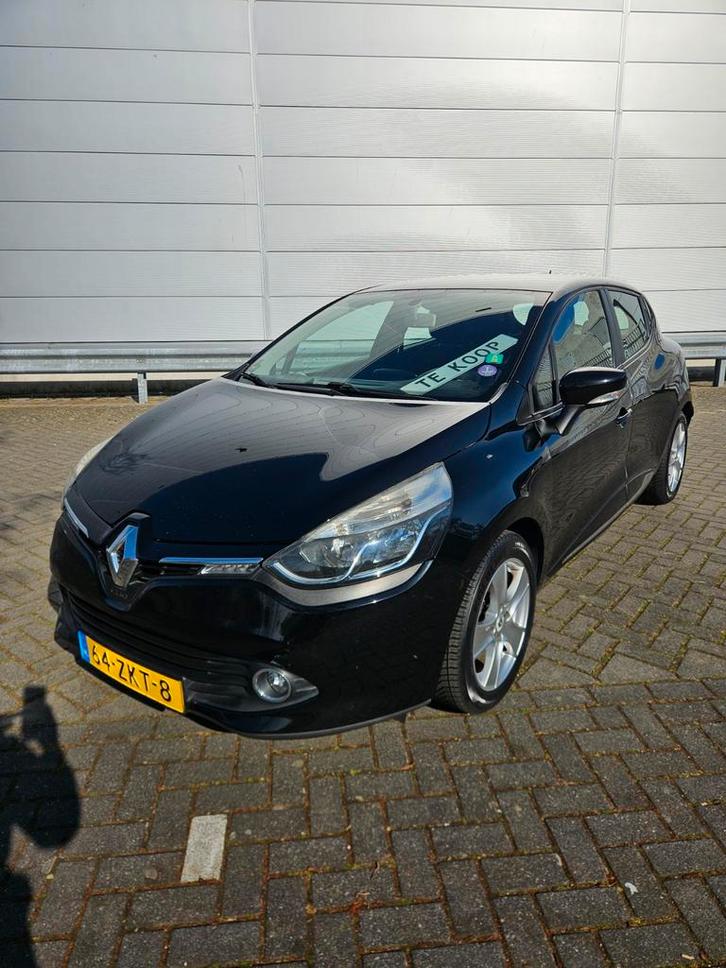 Renault Clio Energy TCe 90pk S&S Eco2 2013 Zwart, Auto's, Renault, Bedrijf, Clio, ABS, Airbags, Airconditioning, Alarm, Centrale vergrendeling