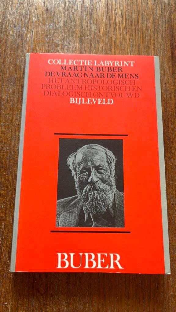 Martin Buber - de vraag naar de mens, Ophalen of Verzenden, Zo goed als nieuw