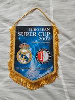 Vaantje European Super Cup 2002 Real Madrid - Feyenoord, Ophalen of Verzenden, Zo goed als nieuw, Buitenlandse clubs, Vaantje of Sjaal